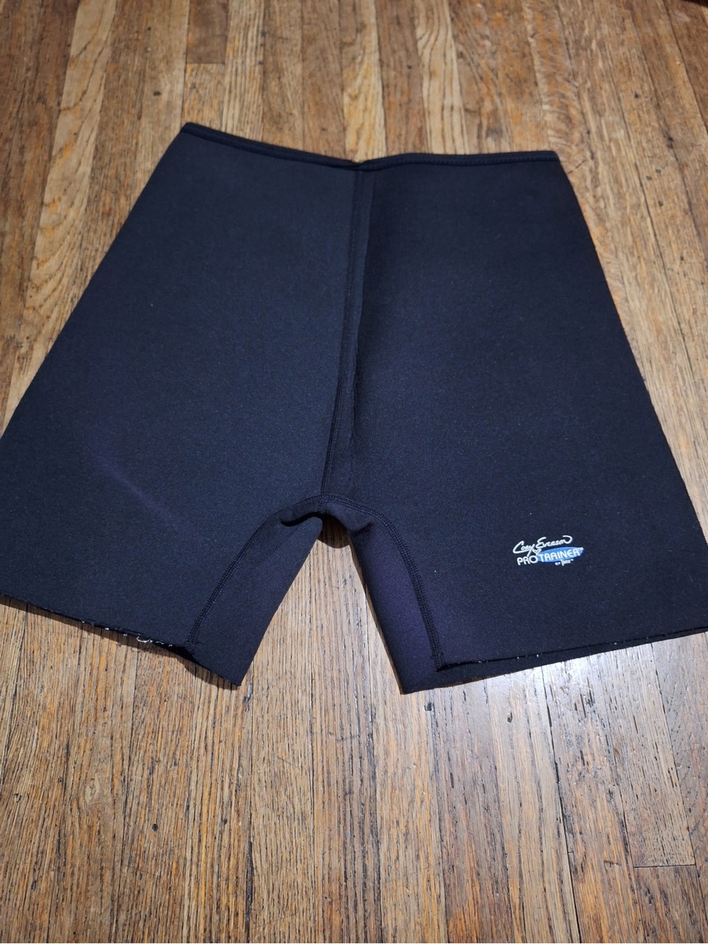 Pro Trainer Black Neoprene Shorts